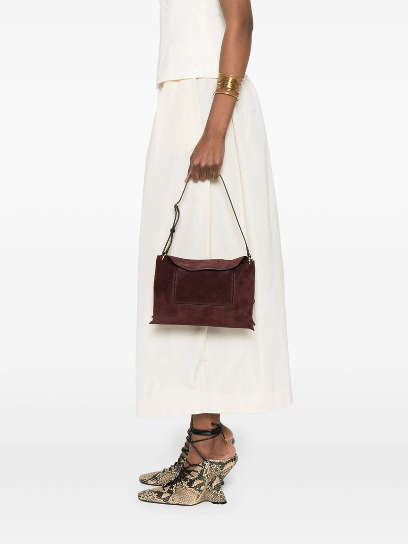 WANDLER Suede Shoulder Bag outlook