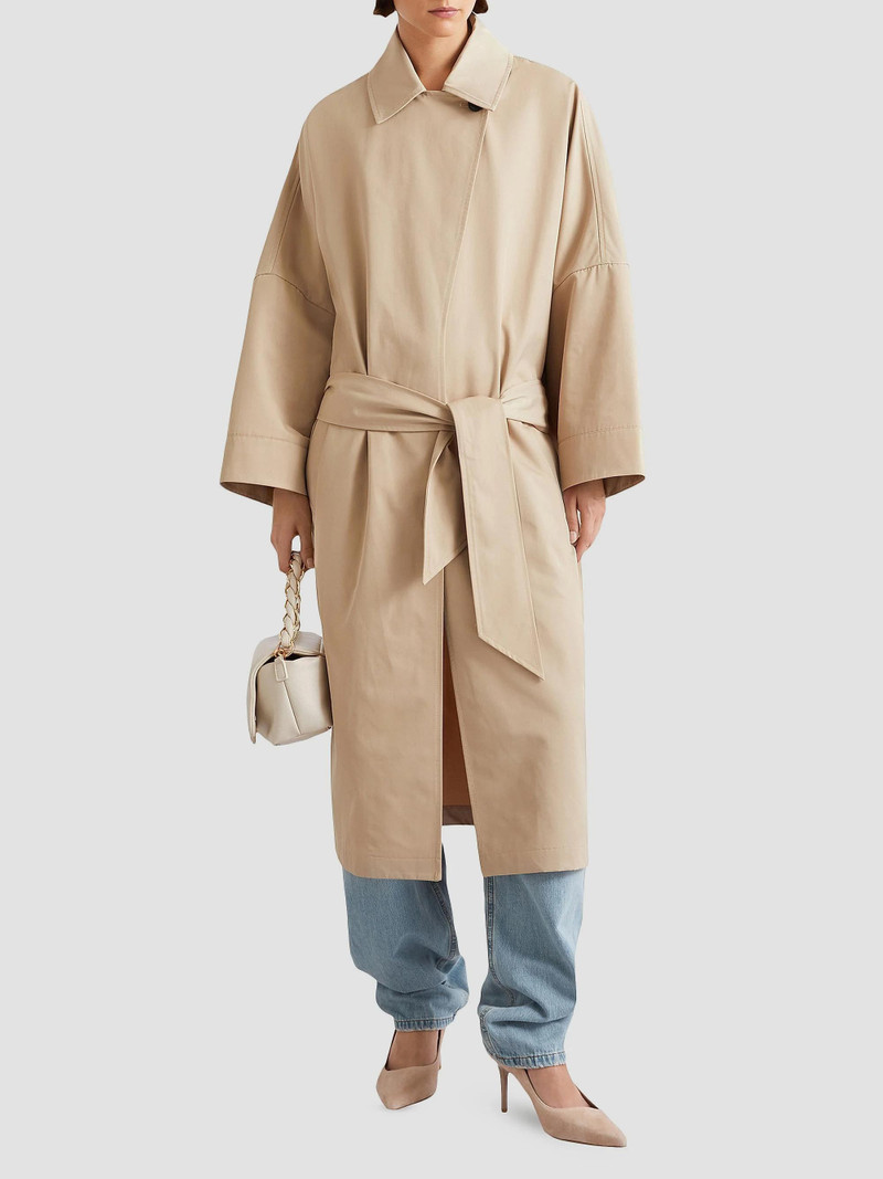 Women's Oversized Trench Coat - Natural 3