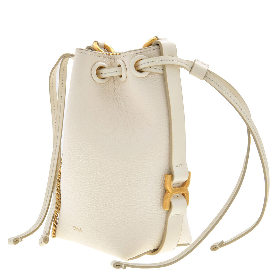 Chloe Marcie Grained Leather Micro Bucket Bag - 3