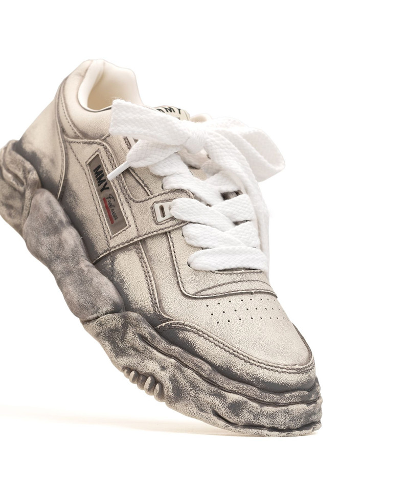 "PARKER" OG Sole Faded Effect Leather Low-top Sneaker 19