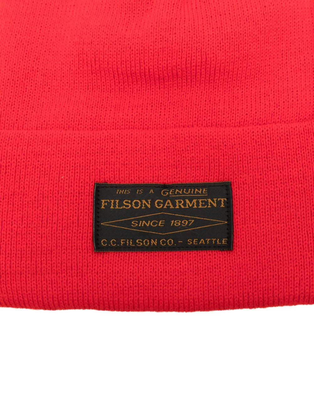 logo-patch beanie - 3