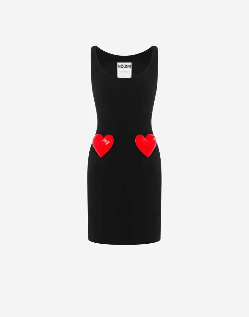 INFLATABLE HEARTS CRÊPE DRESS 1