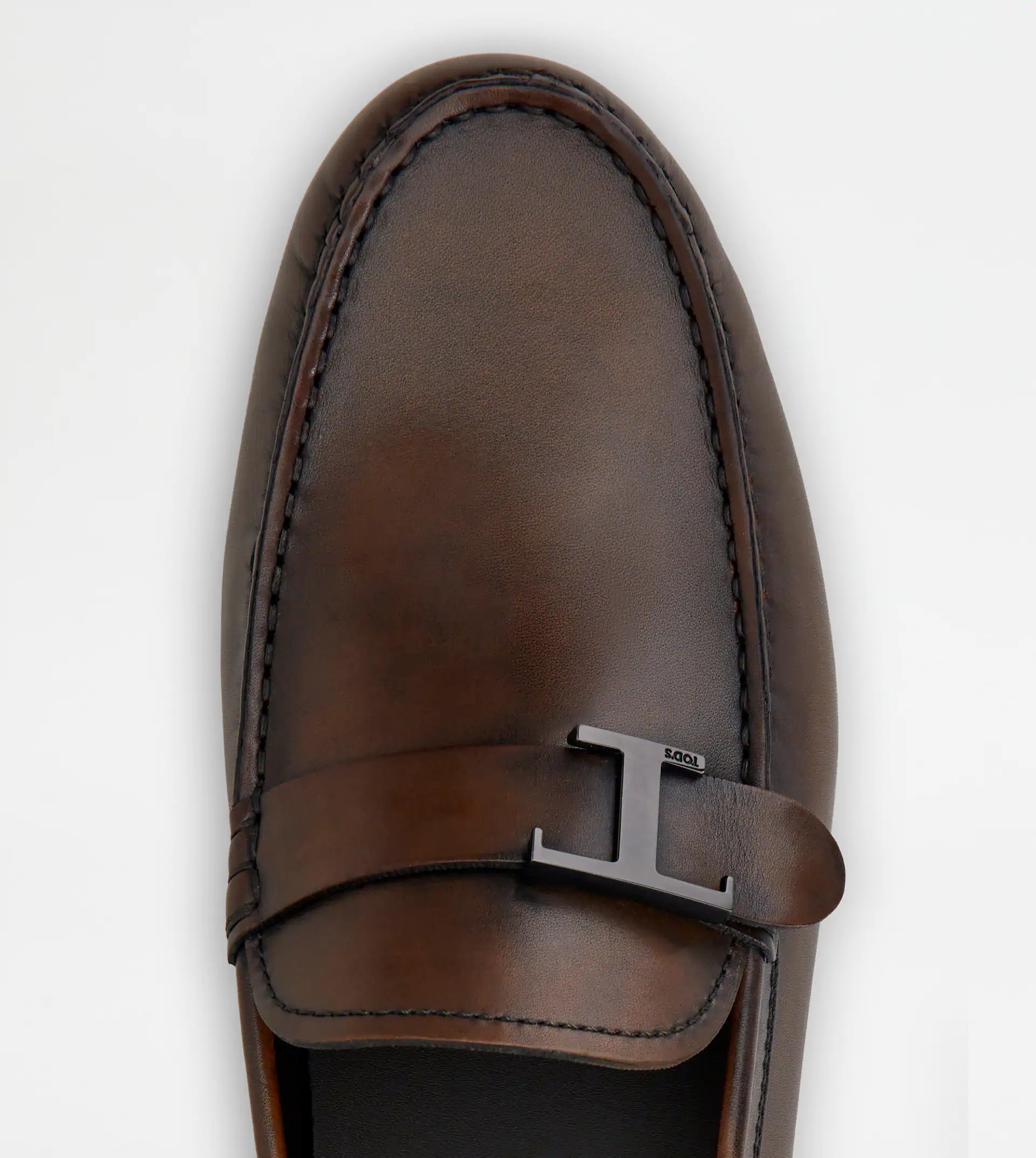 CITY GOMMINO IN LEATHER - BROWN - 4