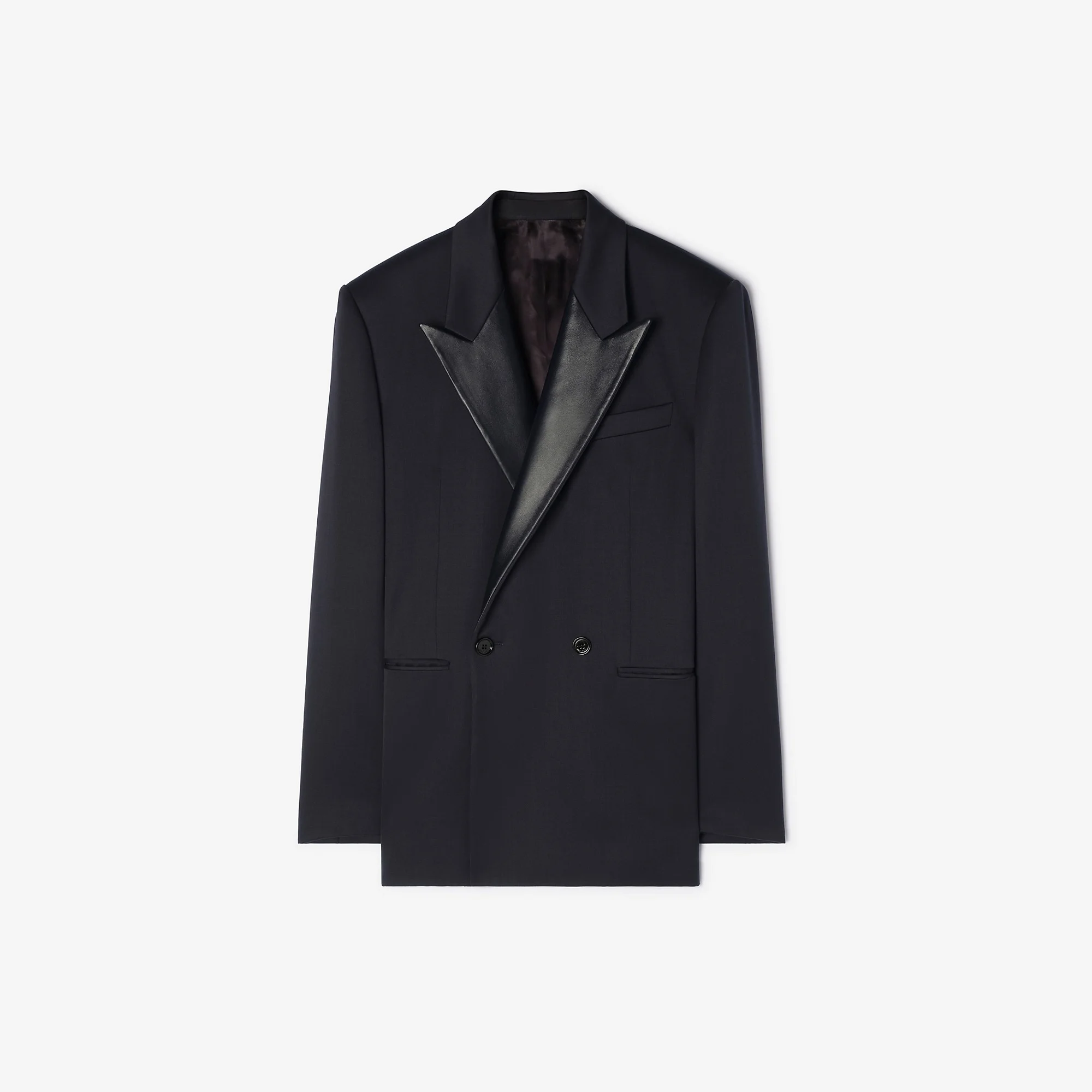 Grain de Poudre Wool Tuxedo Jacket - 1