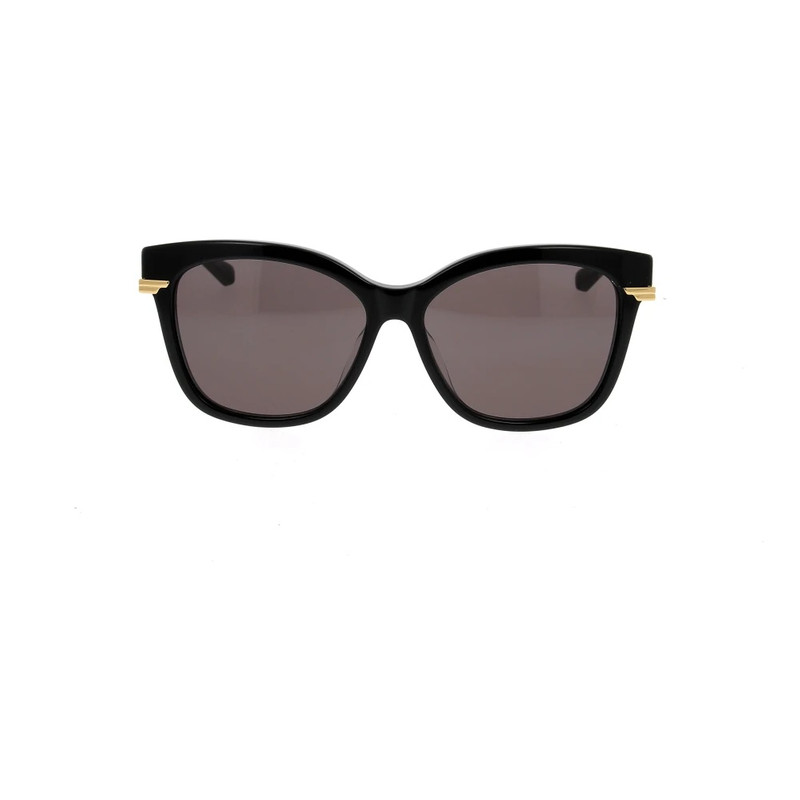 Bottega Veneta Black Classic Square Sunglasses outlook