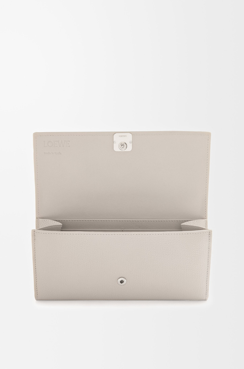 Loewe Anagram continental wallet in pebble grained calfskin outlook