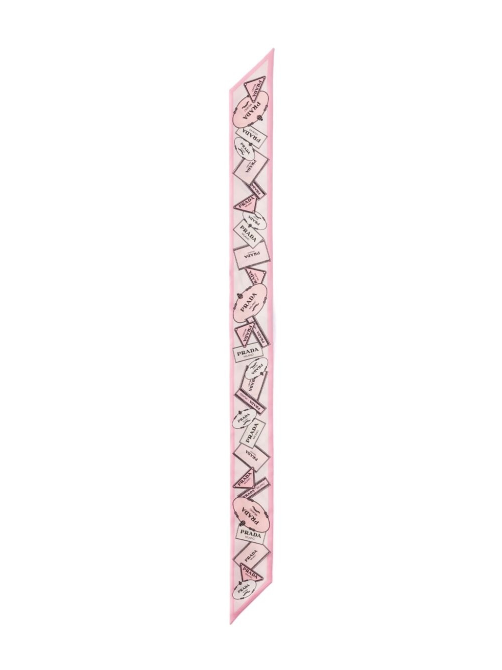 printed twill scarf - 2