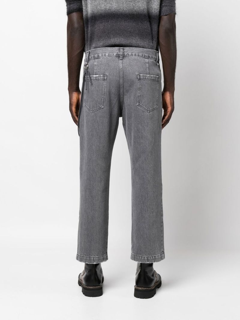 straight-leg denim jeans - 4
