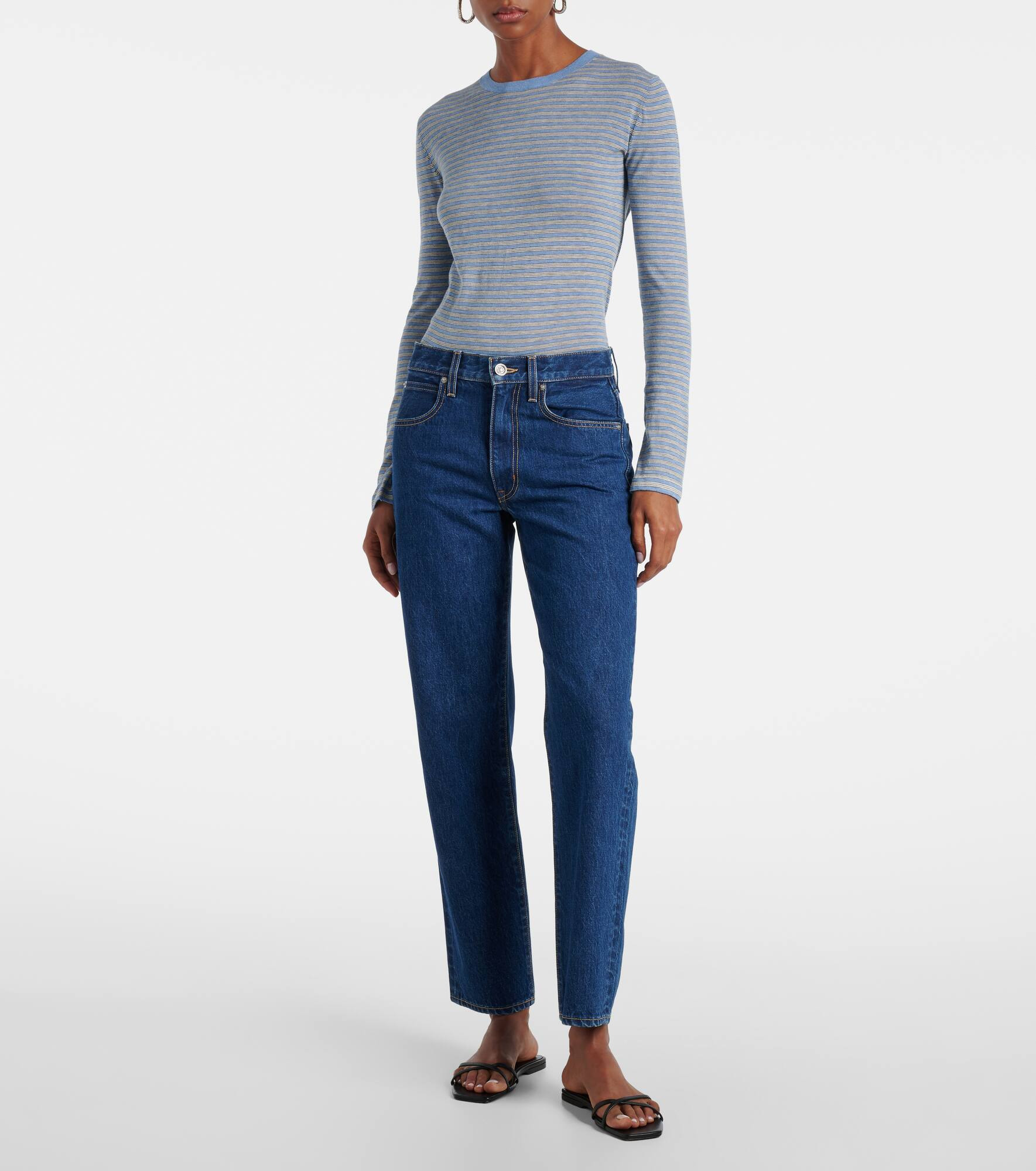 Sophie high-rise straight jeans - 7