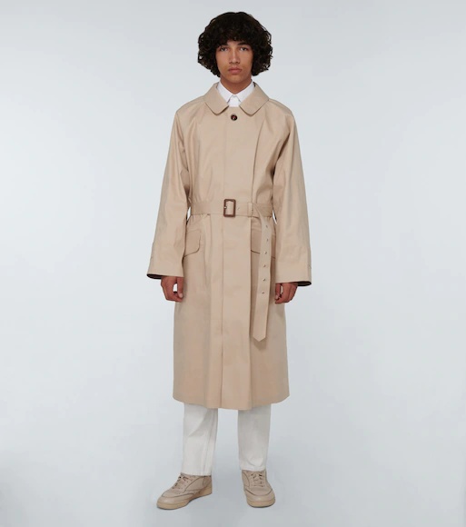 Maison Margiela Mackintosh cotton trench coat | REVERSIBLE