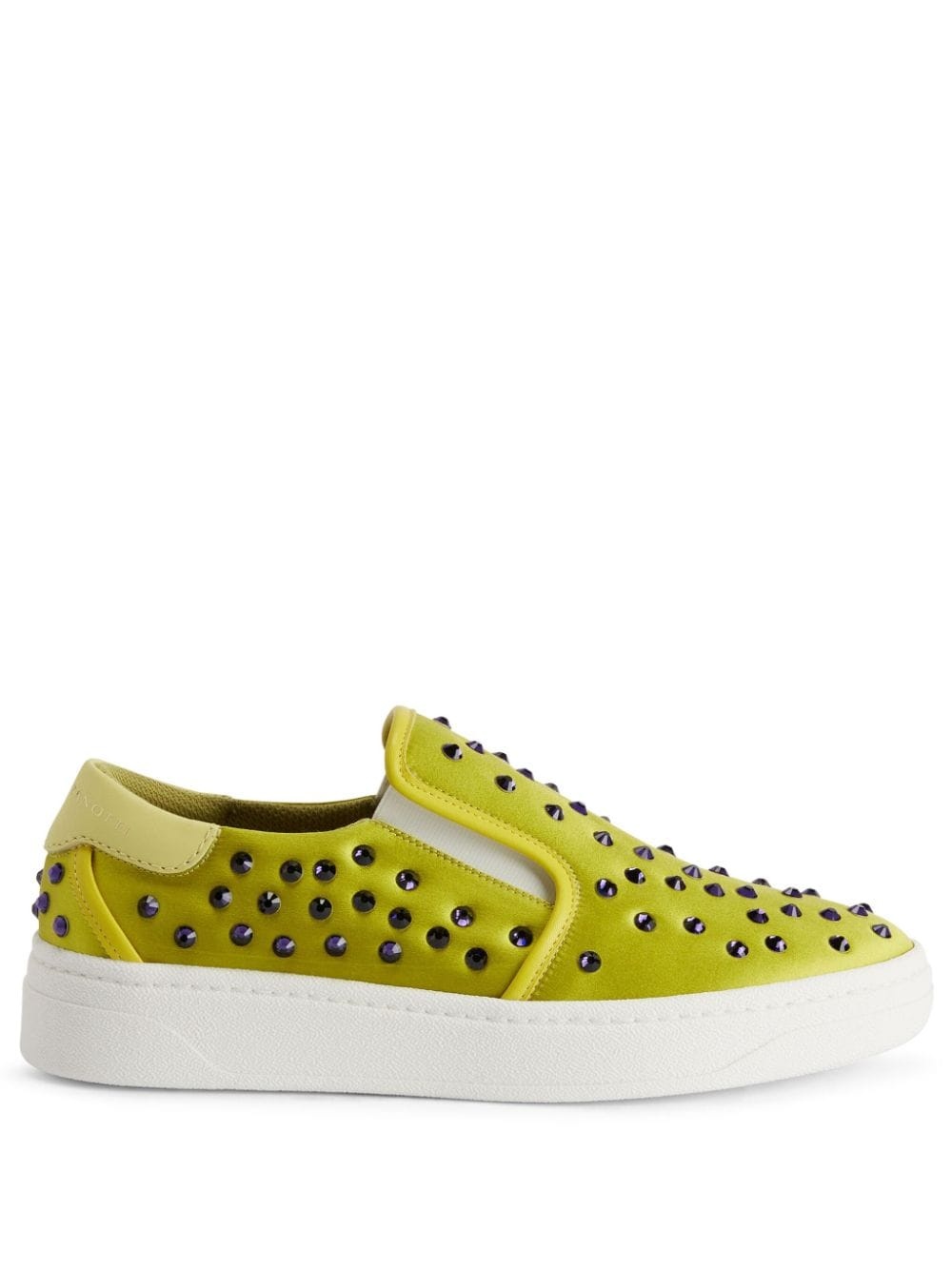 GZ94 studded leather slip-on sneakers - 1