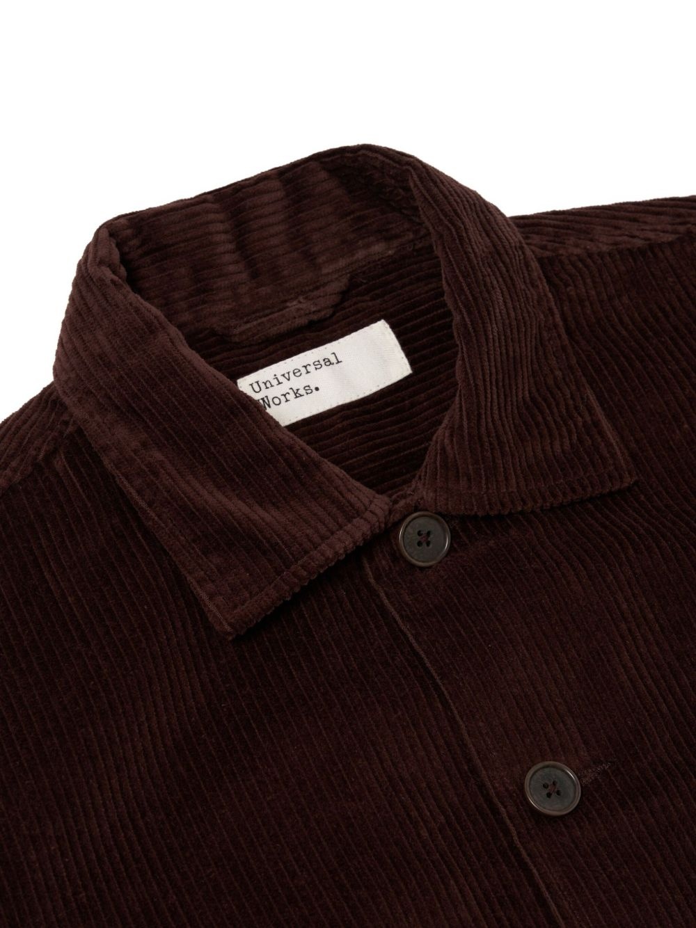 corduroy button-fastening jacket - 5