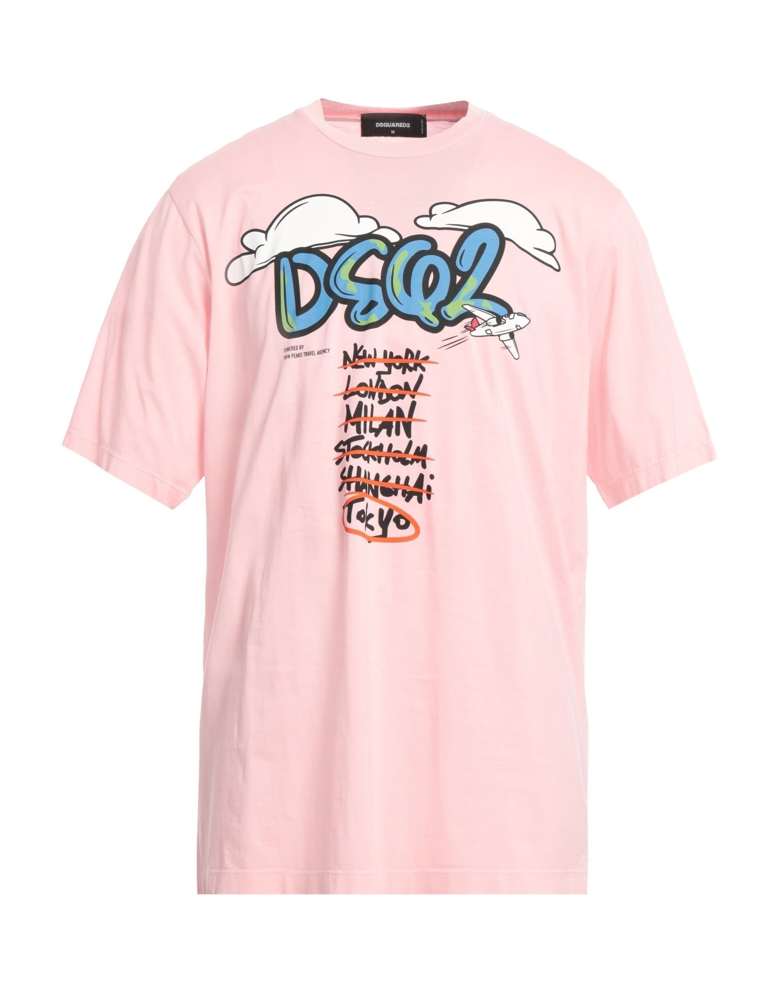 Pink Men's T-shirt - 1
