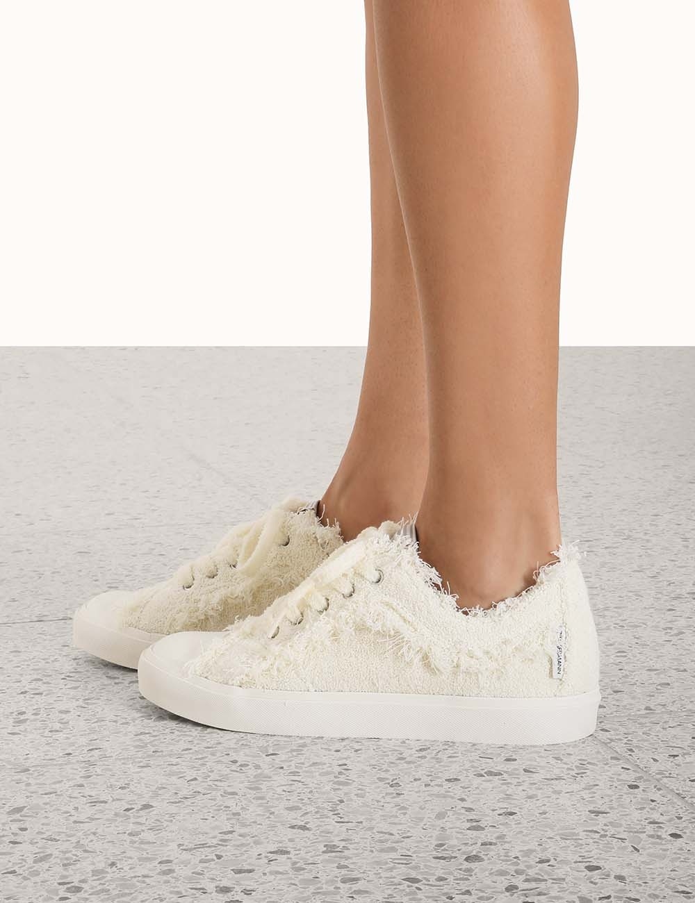 FRAYED TOWEL SNEAKER - 4