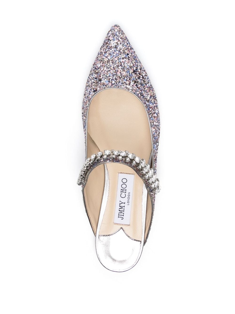 Bing sequin-embellished ballerina shoes - 4