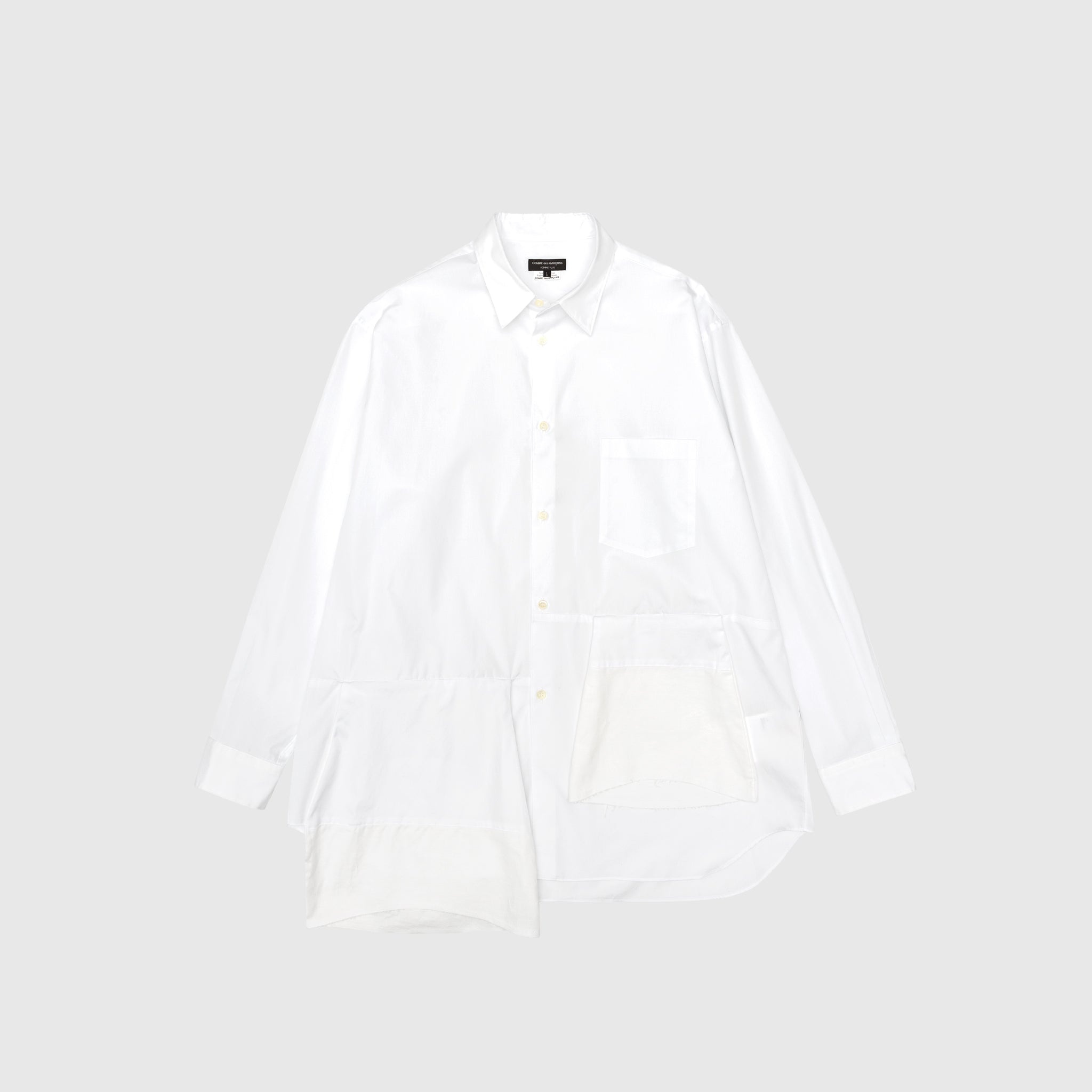 COTTON POPLIN POCKET SHIRT - 1
