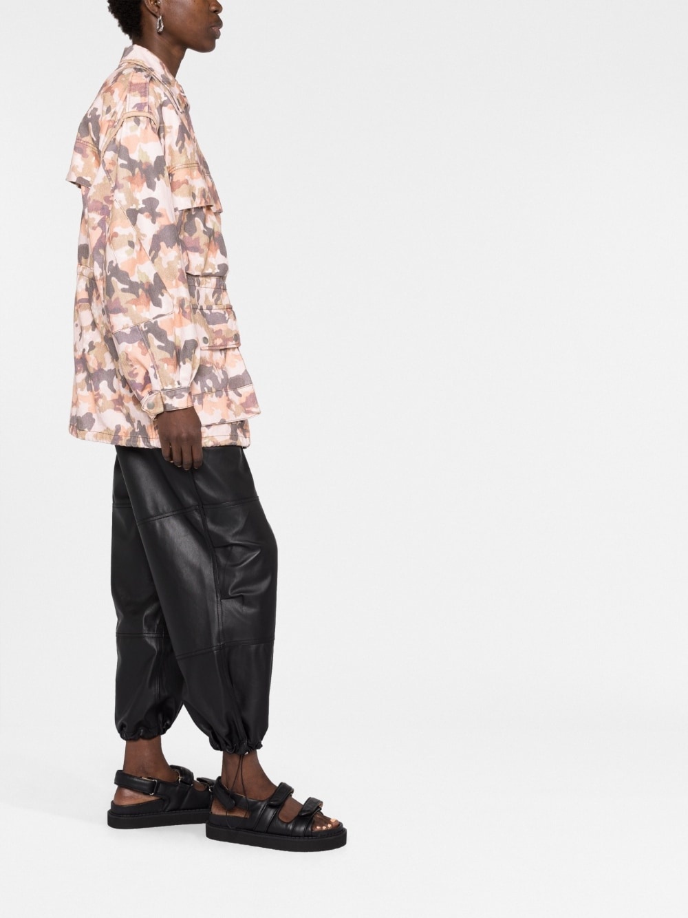 Elize camouflage-print cotton jacket - 6