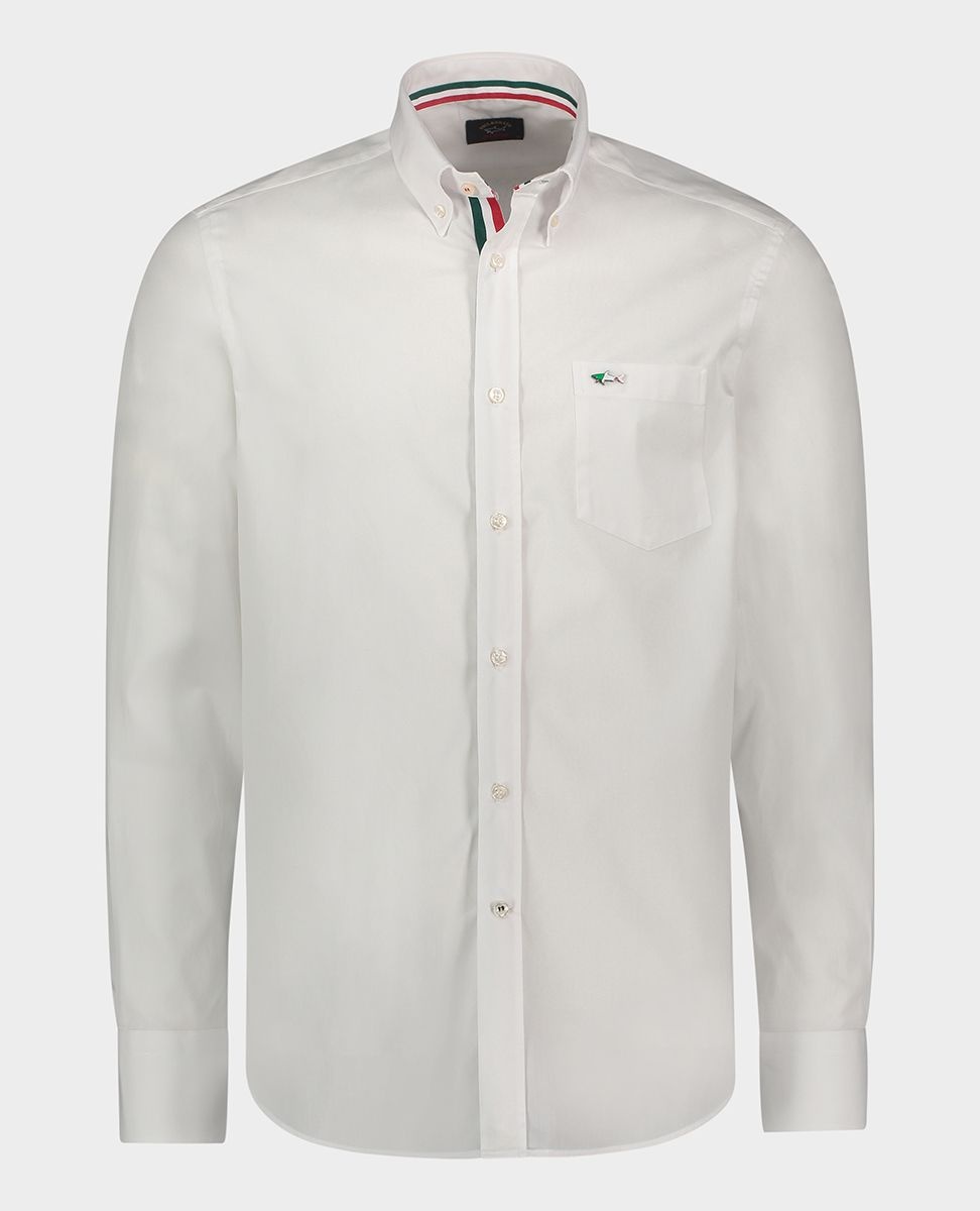 Cotton poplin shirt - 1