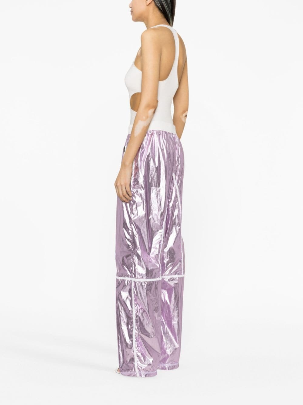 Laminated track pants - 4