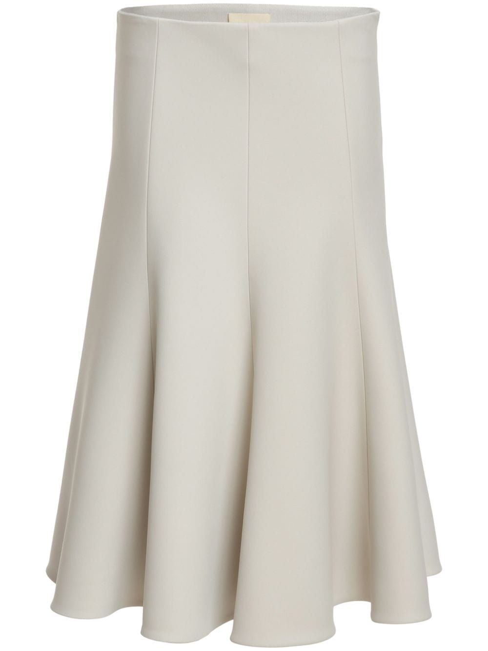 The Lennox flared crepe skirt - 1