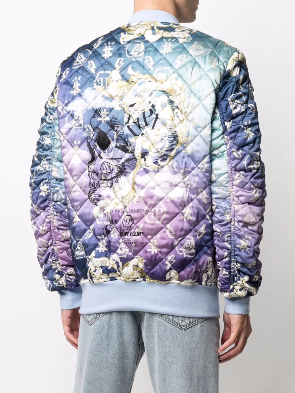 New Baroque quilted bomber jacket - 4