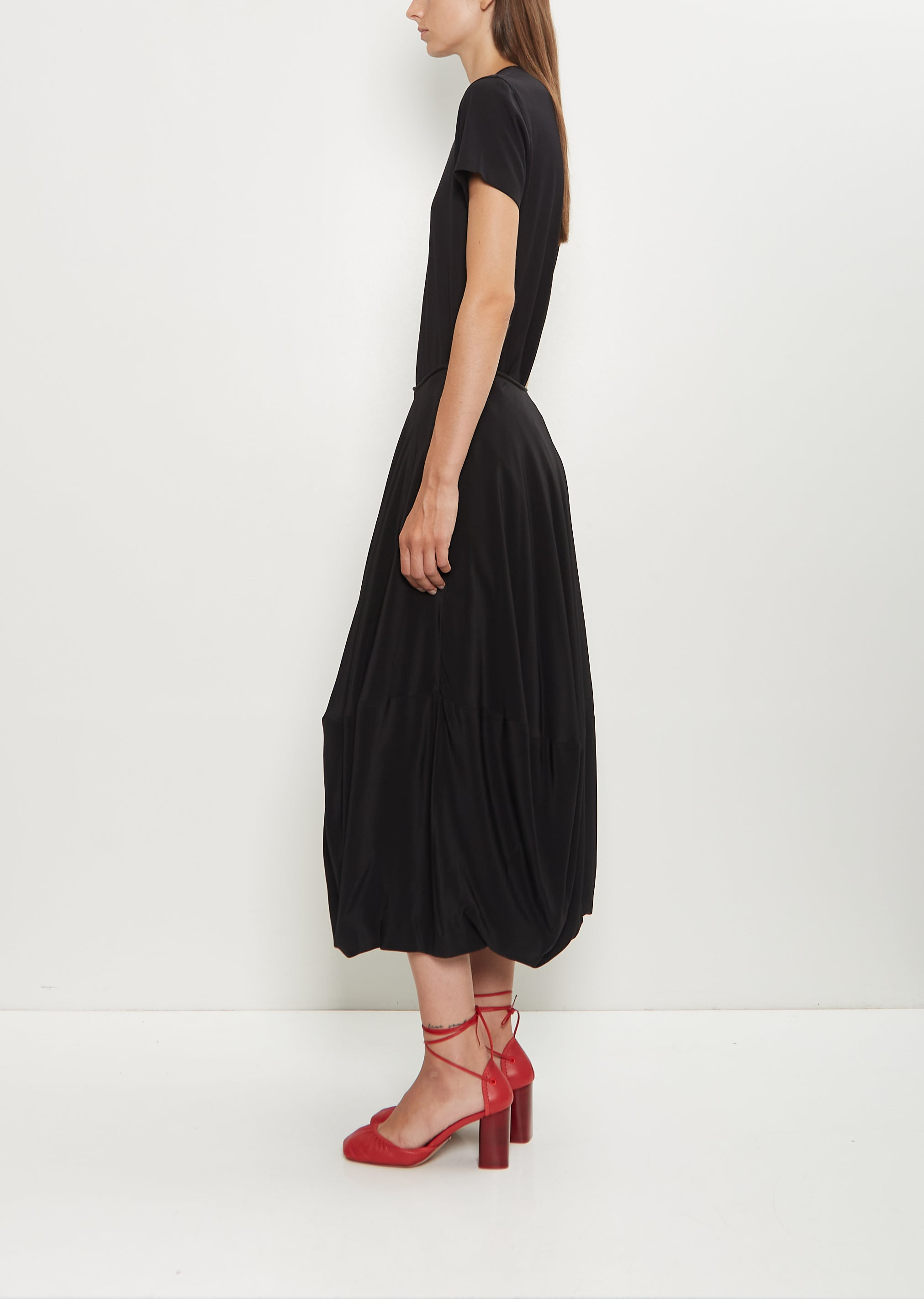 Balloon Silk Skirt - 2