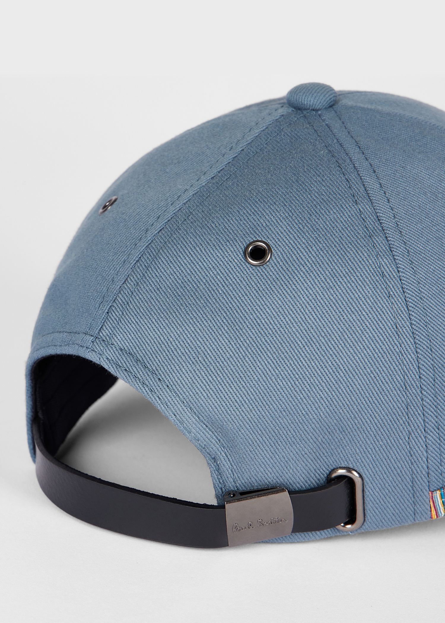 Light Blue 'Signature Stripe' Trim Baseball Cap - 3