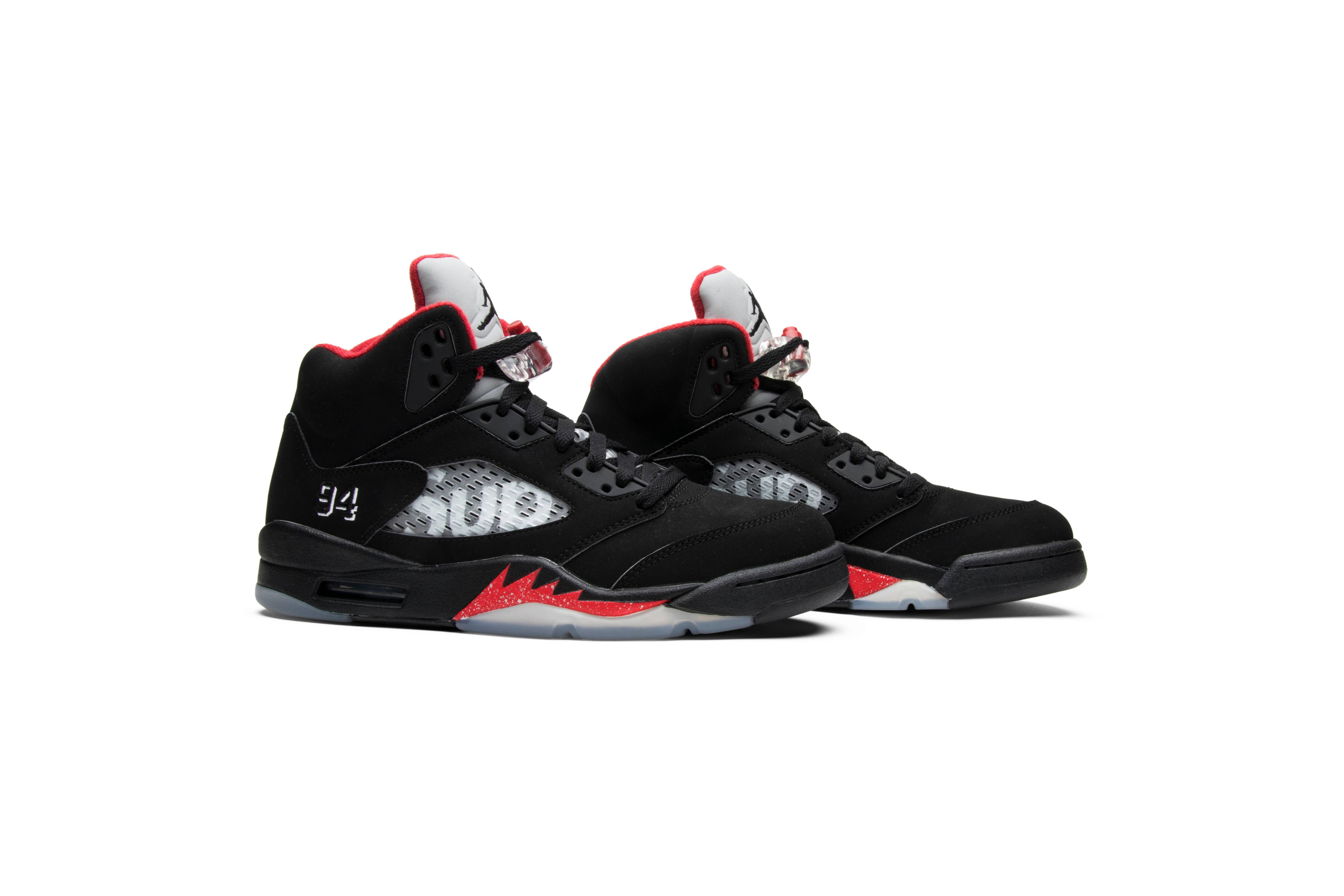 Supreme x Air Jordan 5 Retro 'Black' - 8