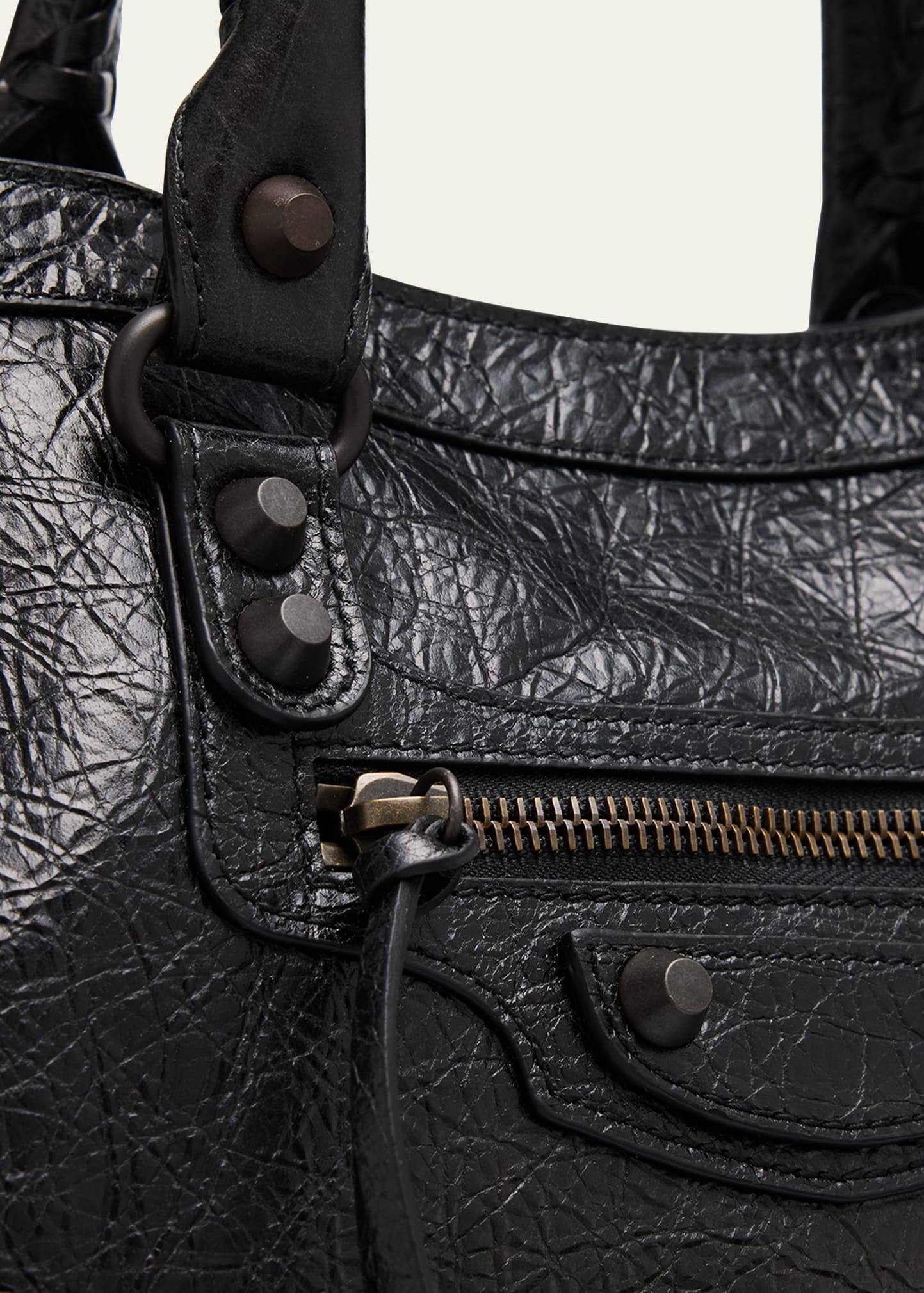 Le City Small Leather Top-Handle Bag - 5