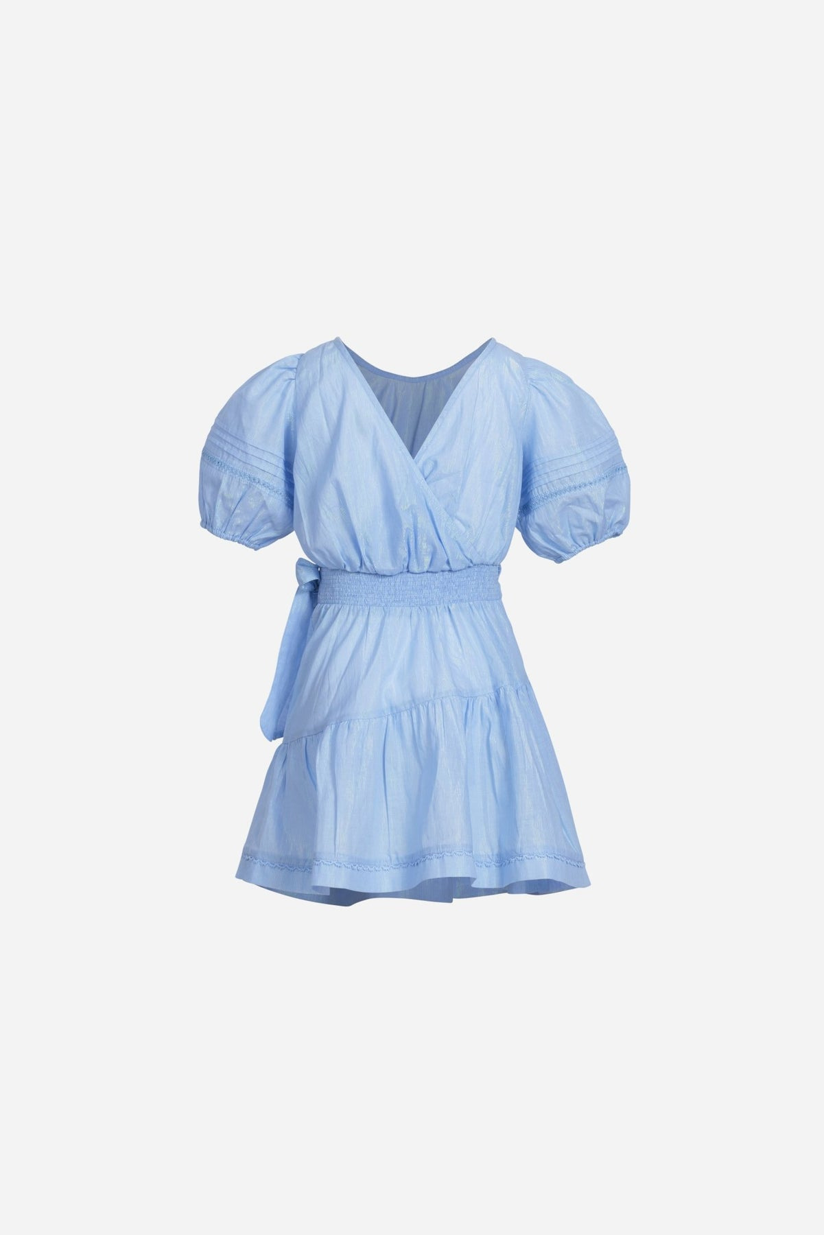 Mini Dress Chantal for girls - Light Blue - 2