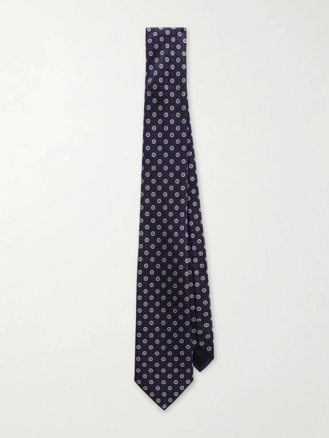 7cm Silk-Jacquard Tie - 1