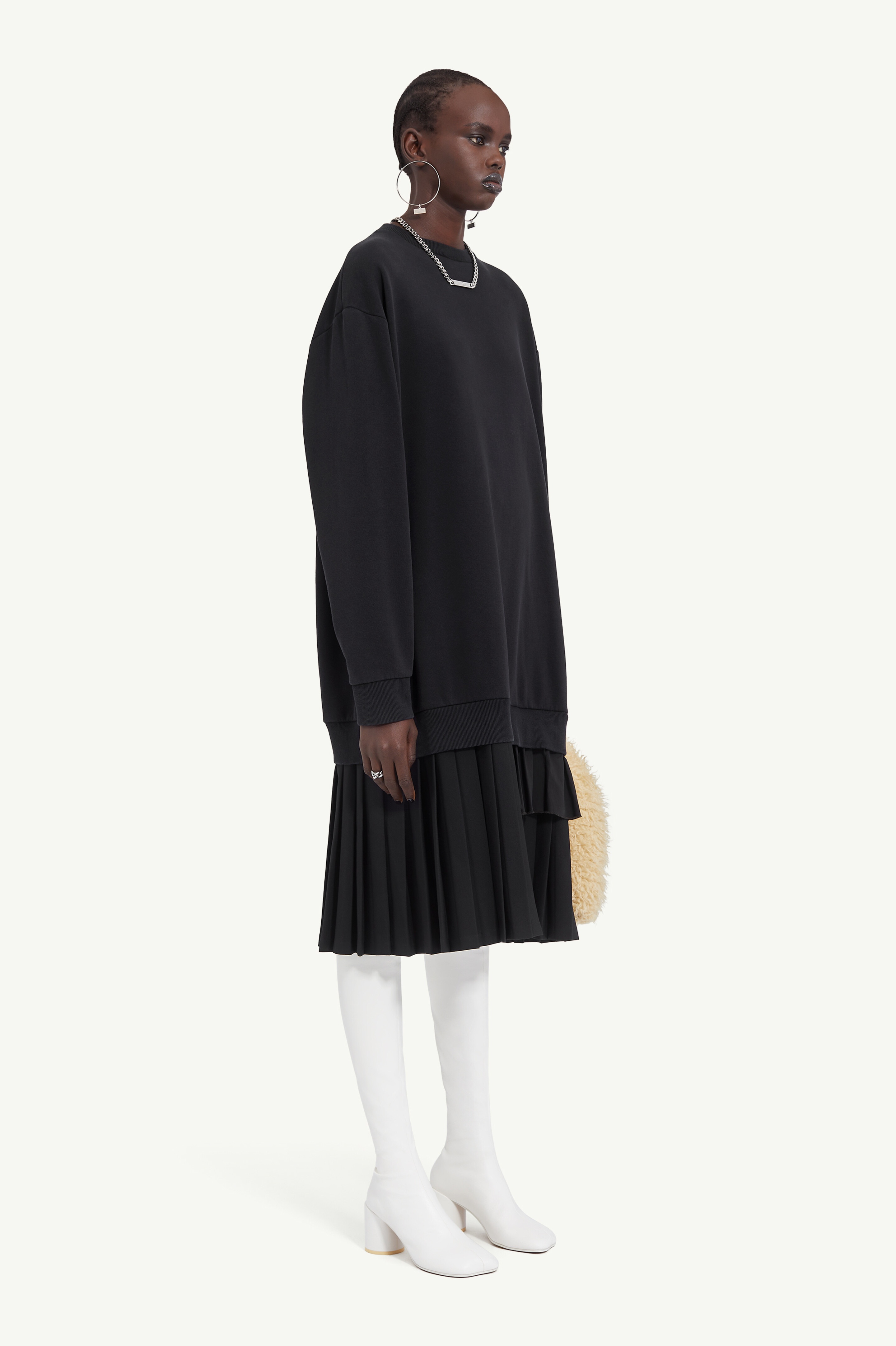 Layered sweater dress - 3