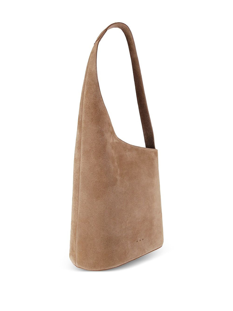 AESTHER EKME Lune suede curved tote bag outlook