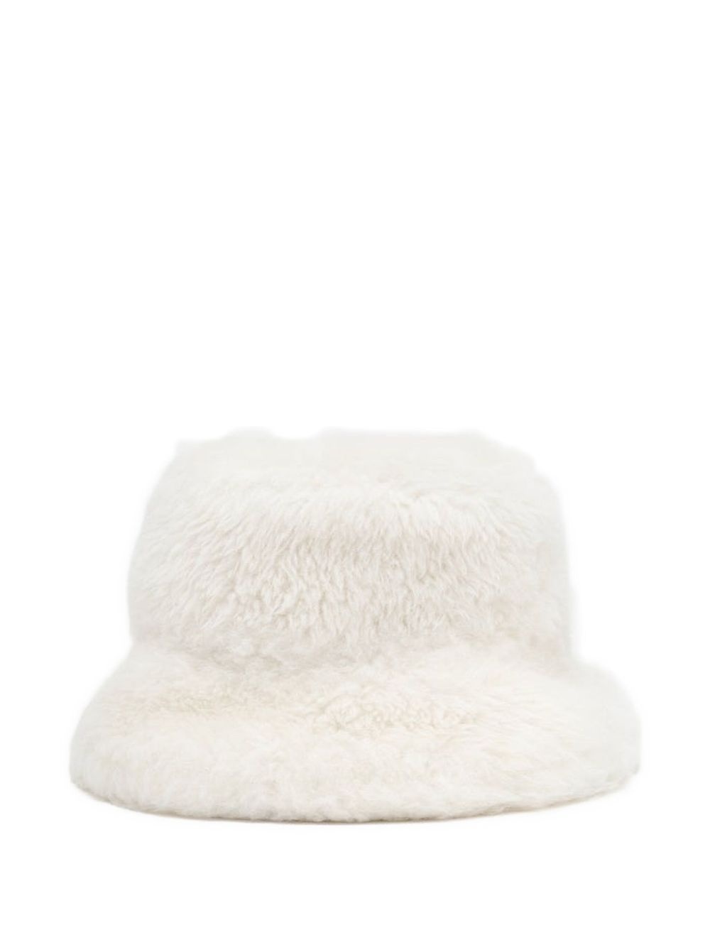 shearling-trimmed bucket hat - 4