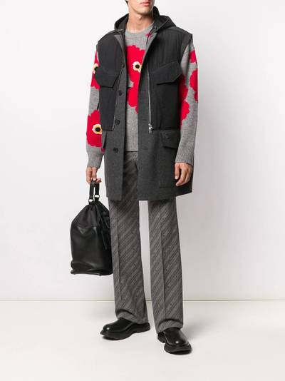 KENZO padded gilet style coat outlook