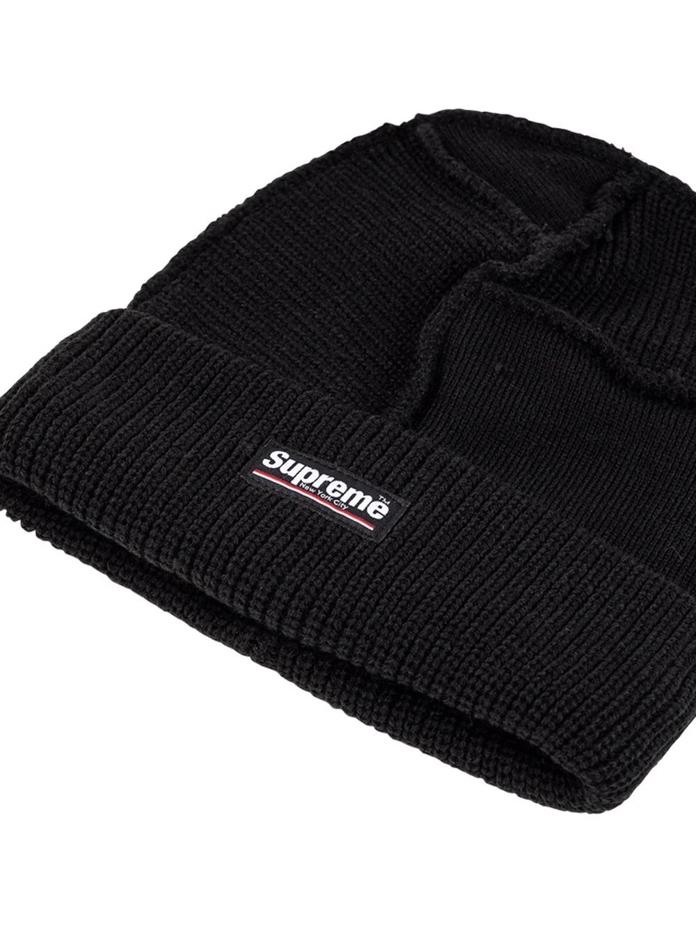 knitted logo-patch beanie hat - 2