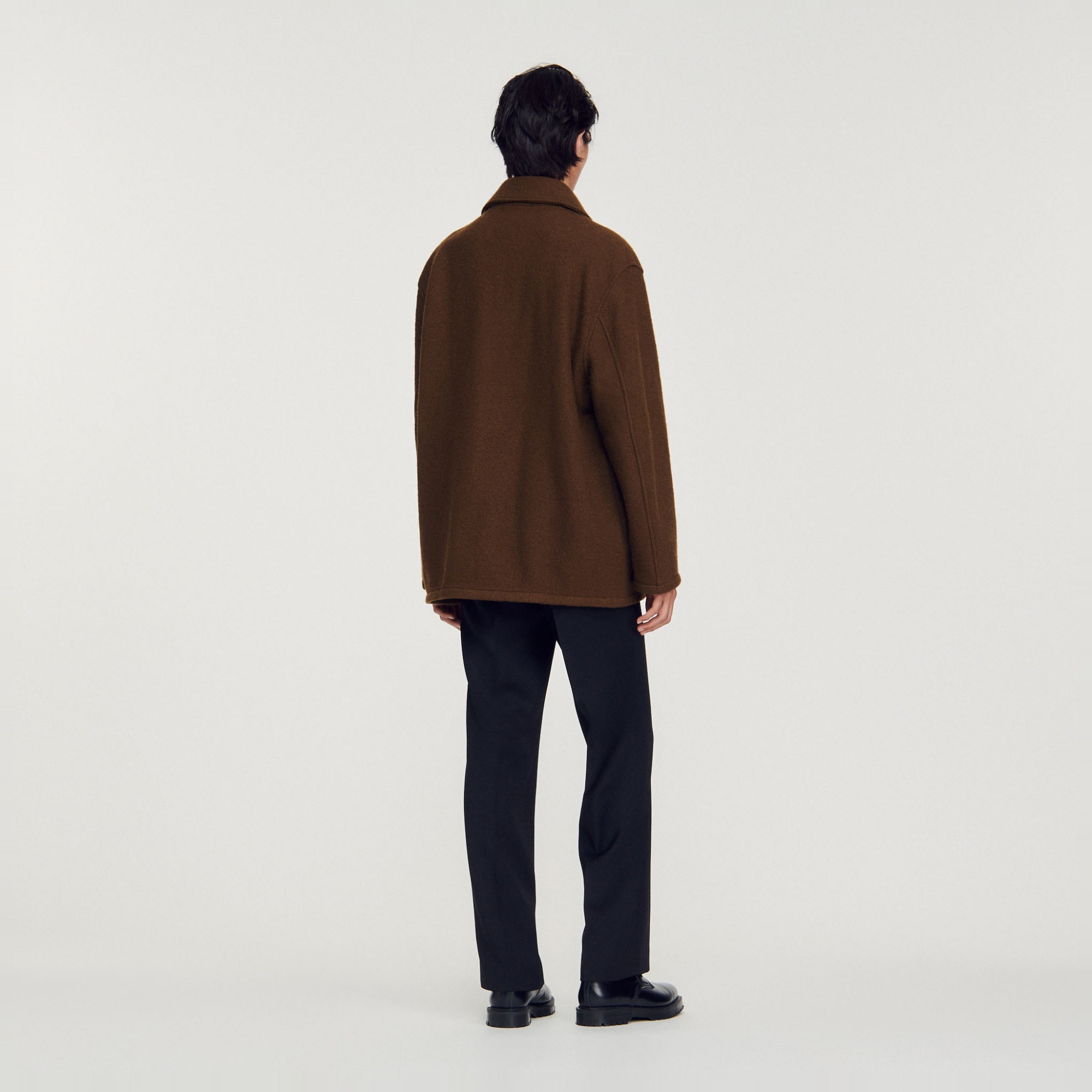 Boiled wool overshirt - 5