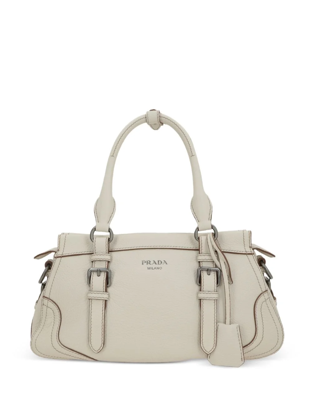 large leather tote bag - 1