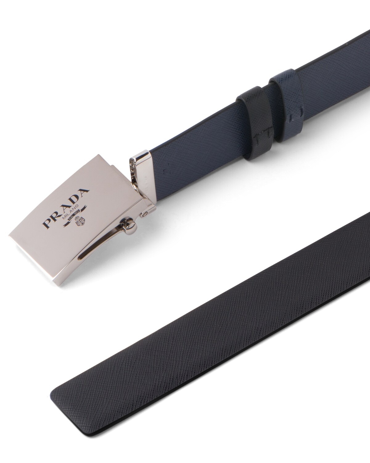 Saffiano Leather Reversible Belt - 2