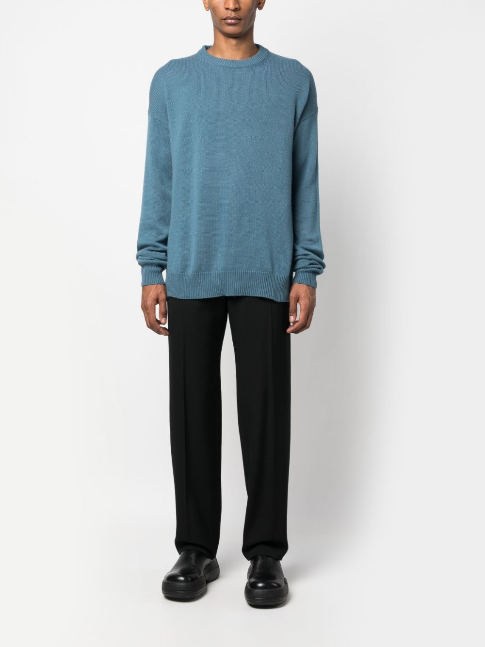 crew-neck cashmere jumper - 2