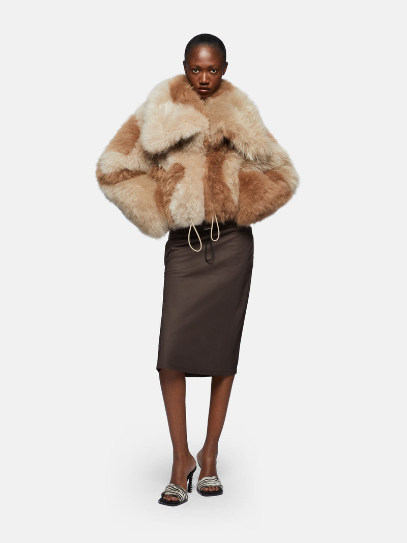 THE ATTICO BICOLOR BEIGE JACKET outlook