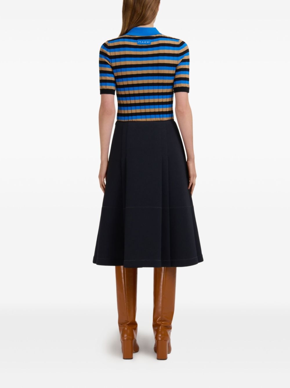 pleated midi skirt - 4