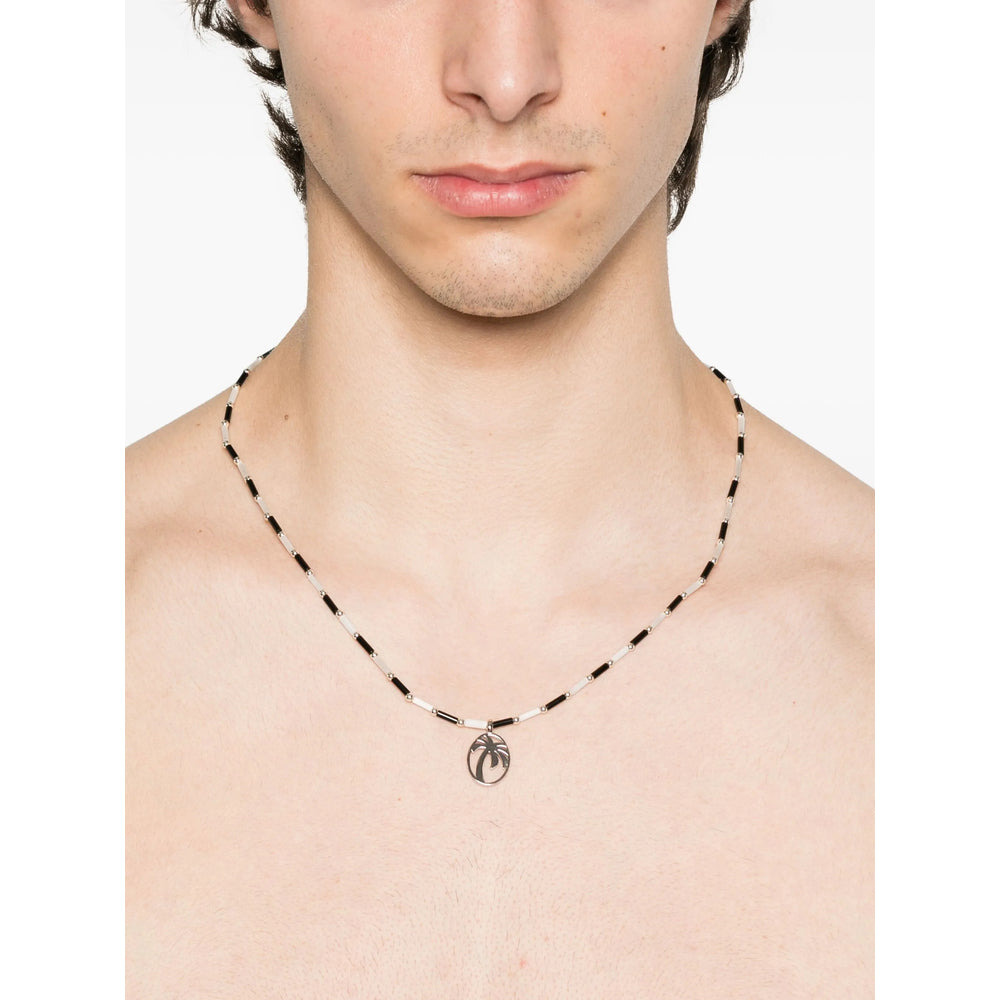 Palm Angels Black Necklaces Men - 2