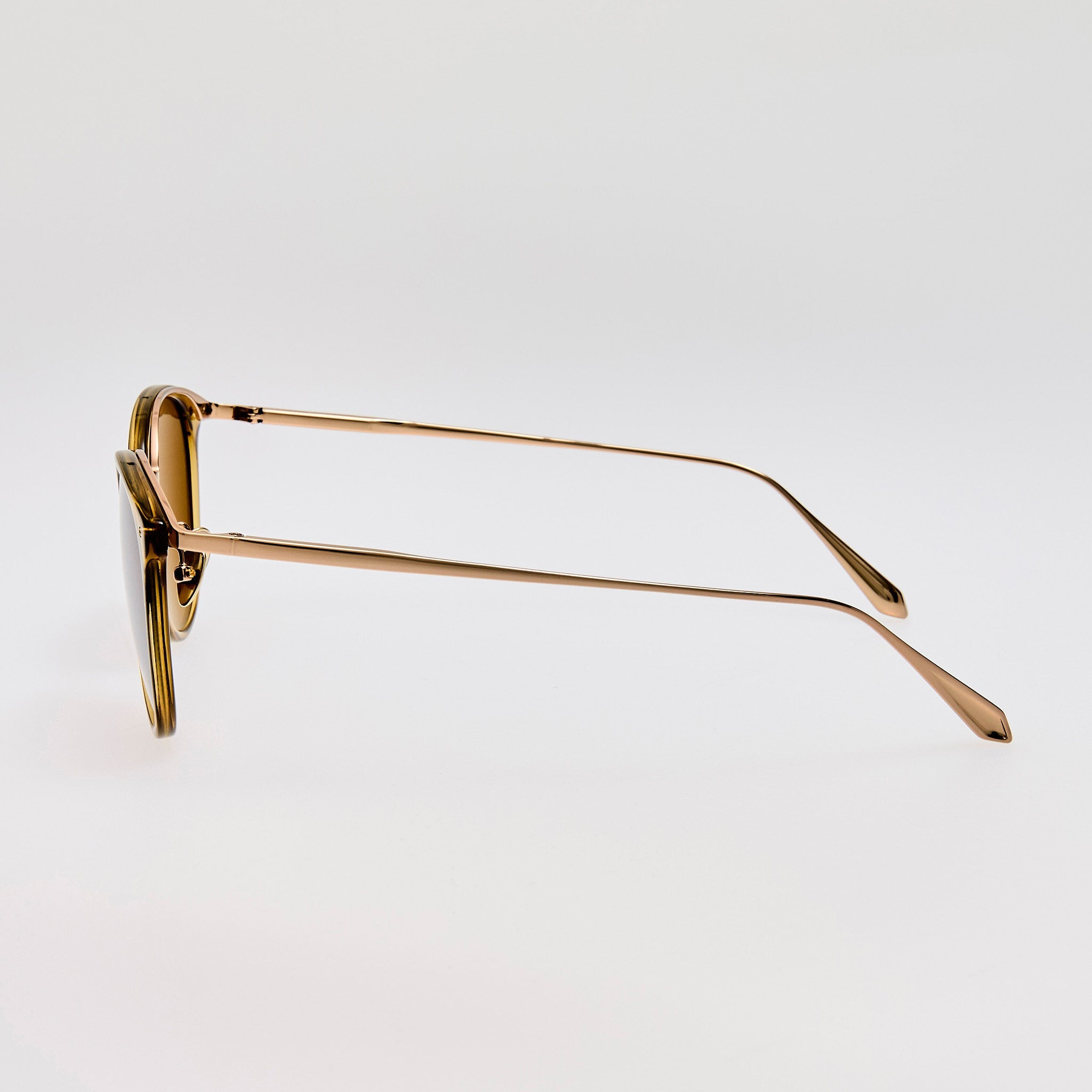 Calthorpe Sunglasses in Khaki and Gold - 6