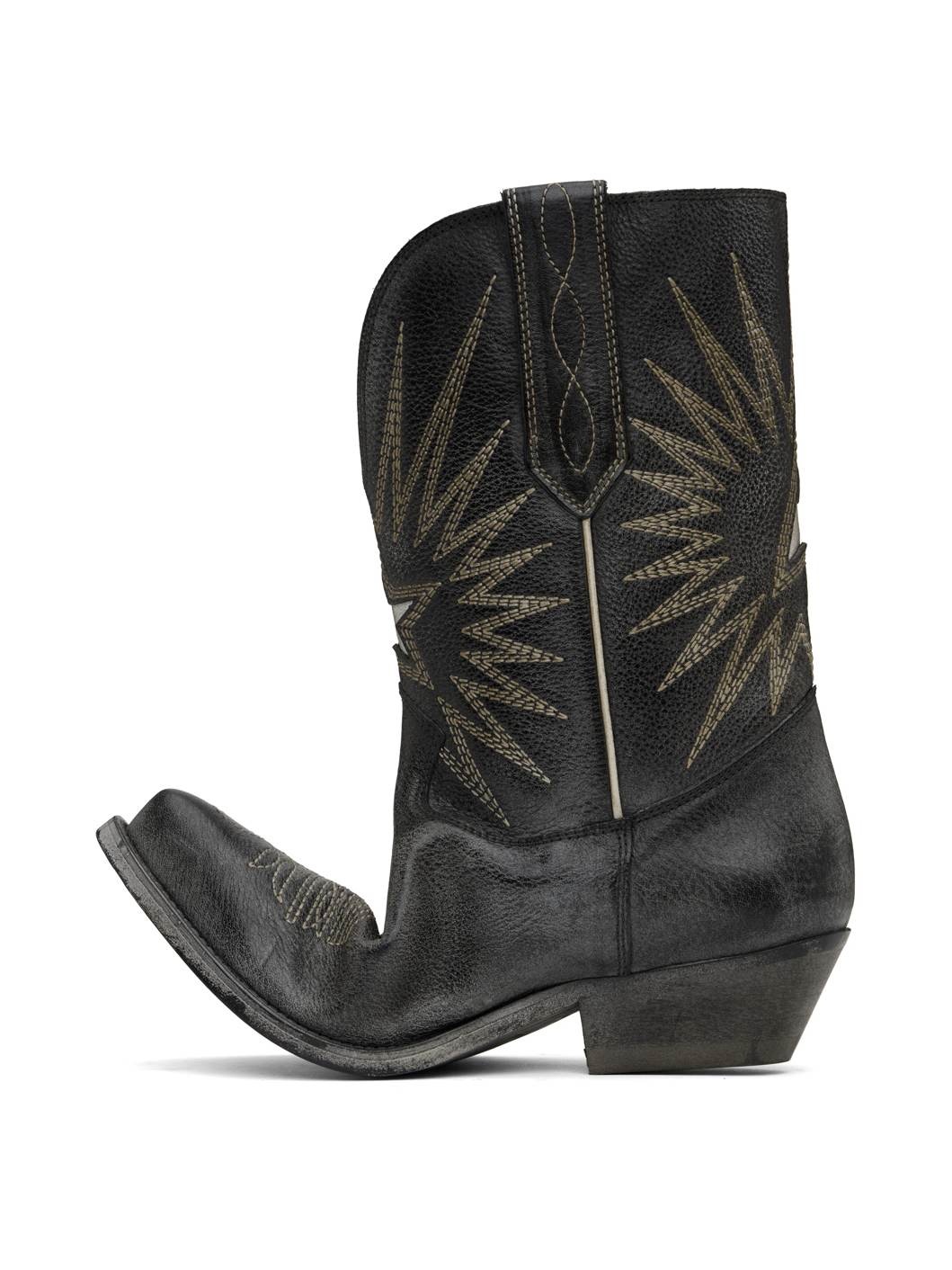 Black Low Wish Star Boots - 3
