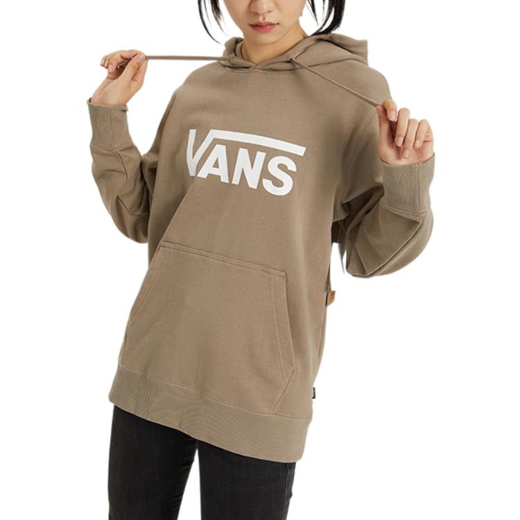 Vans Solid Color Logo Printing Unisex Khaki VN0A4MM9YEH - 3
