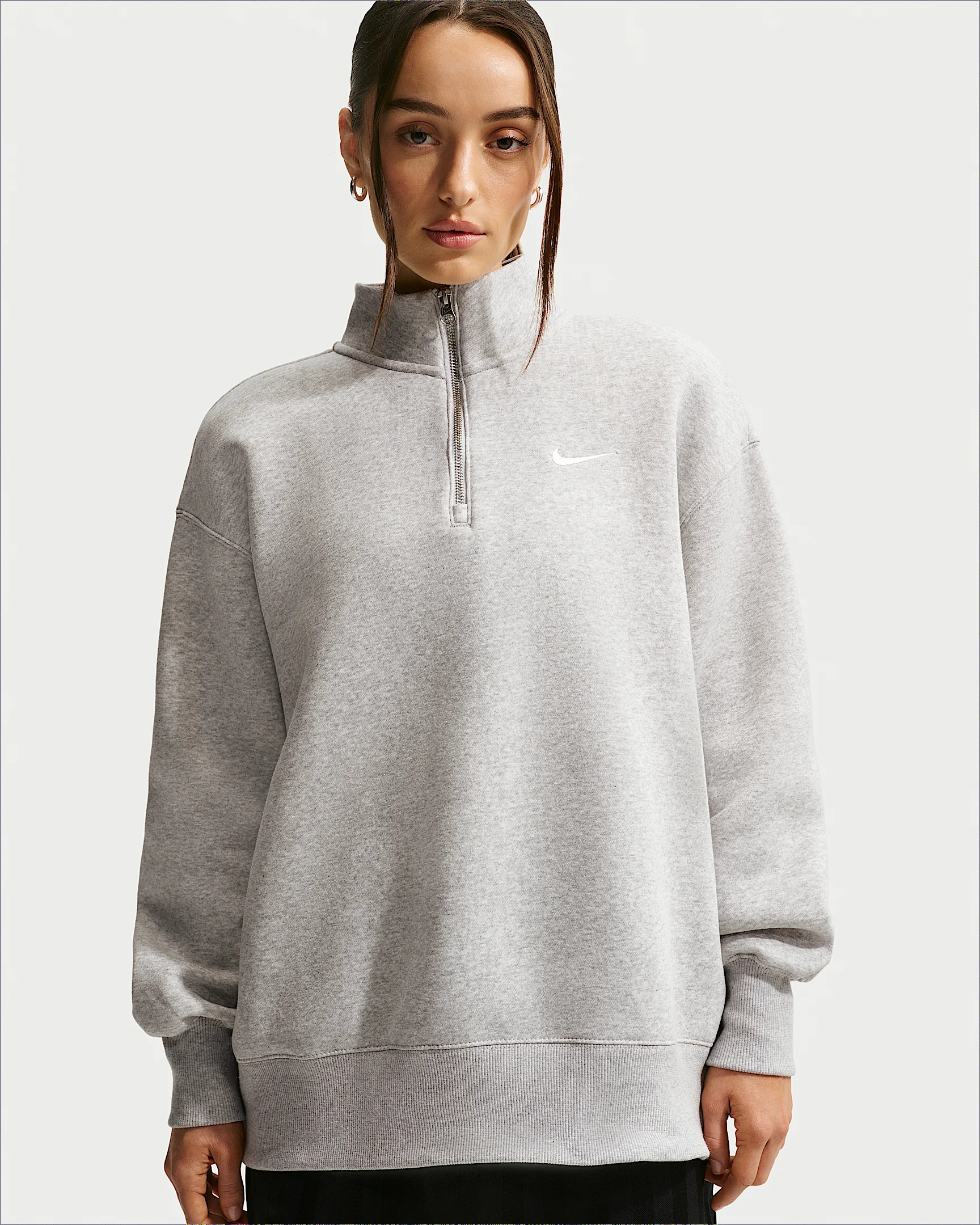 Nike Sportswear Phoenix Fleece Women's Oversized 1/4-Zip Long Sweatshirt - 1