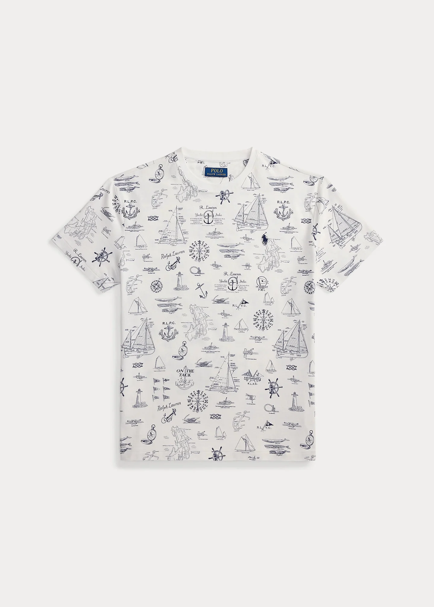 Classic Fit Nautical Jersey T-Shirt - 1