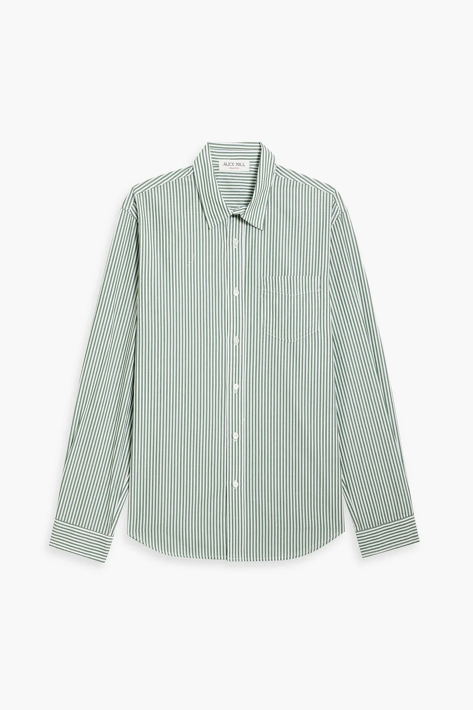 Mill striped cotton-poplin shirt - 1