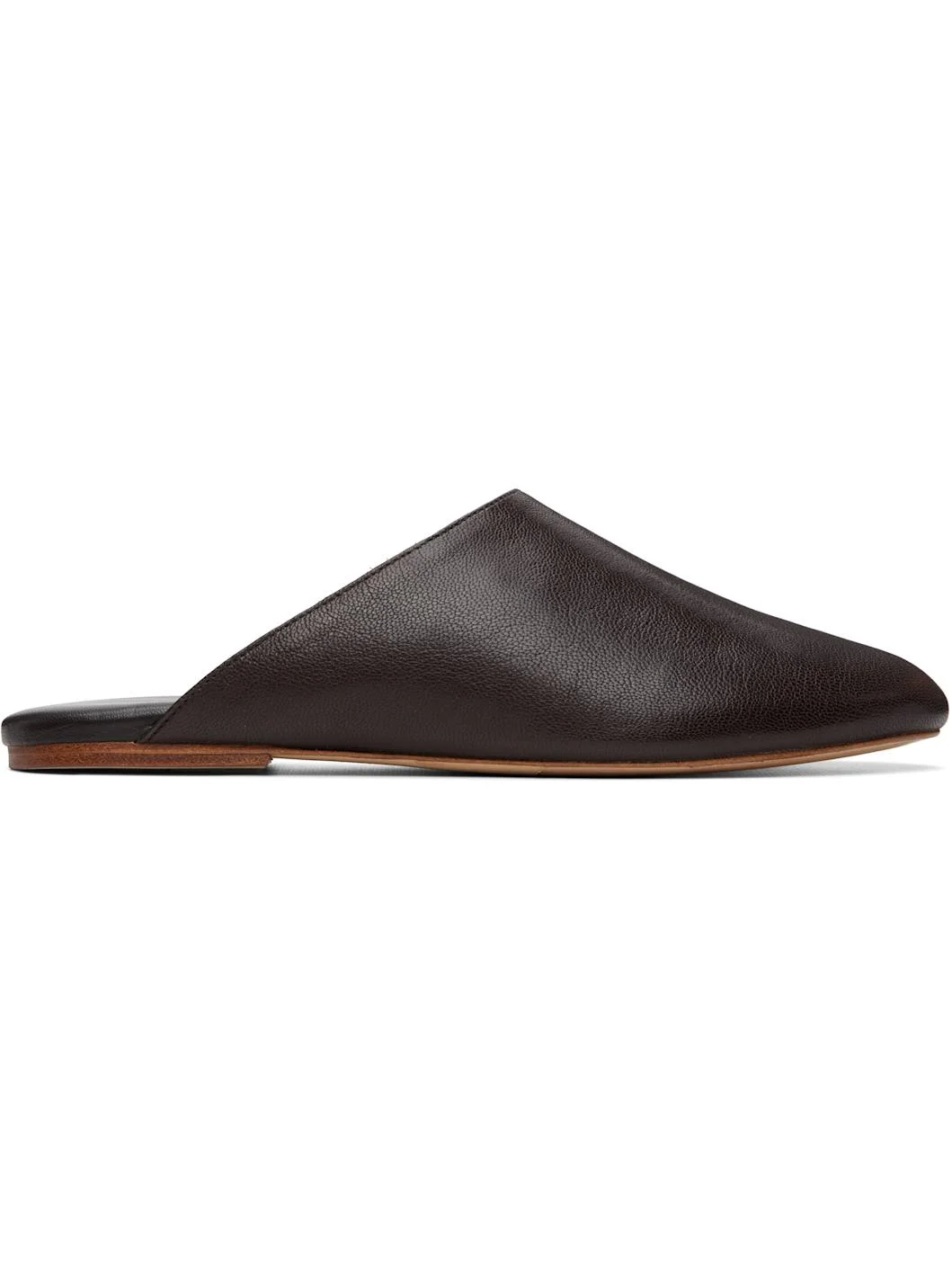 Brown 'Les Mules' Slip-on Loafers - 1